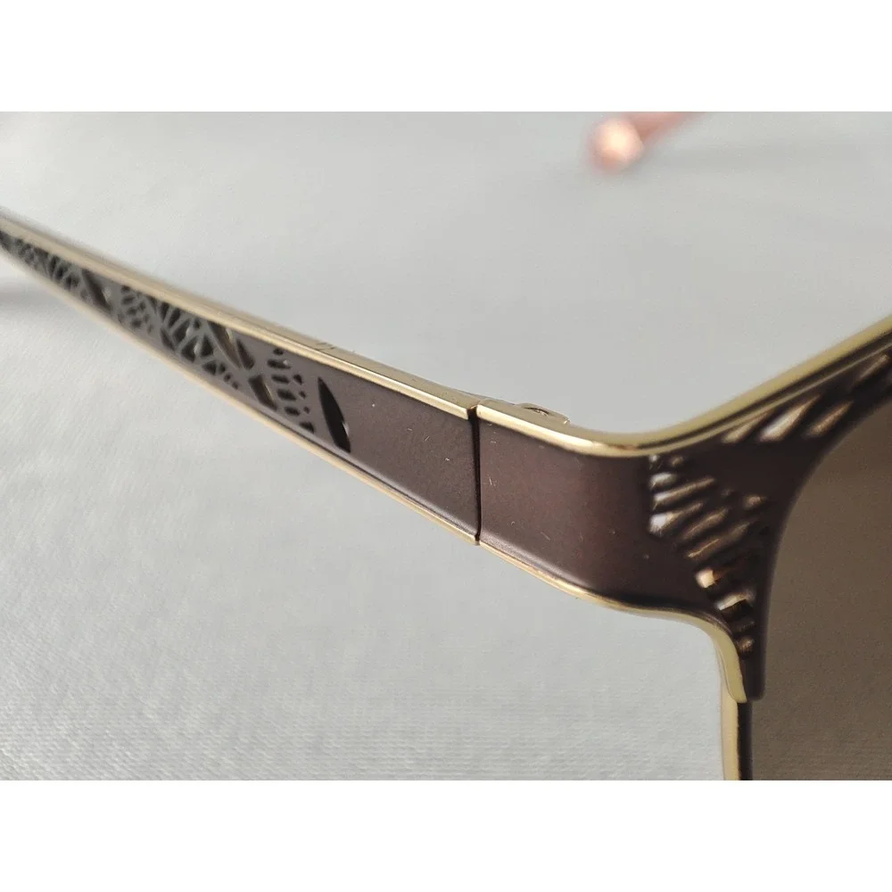 Liz Claiborne L577/S 09QHA Women's Sunglasses Brown Gold Filigree 56mm